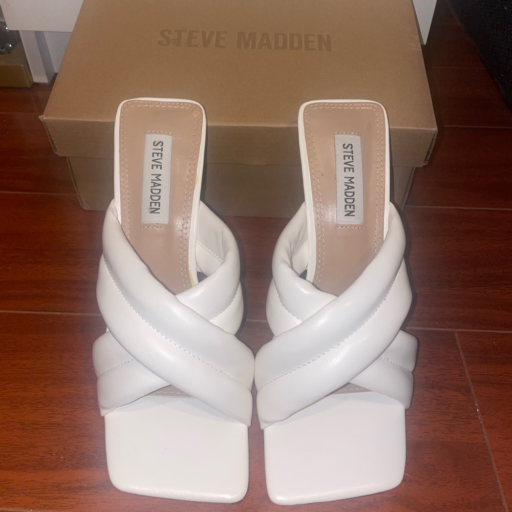 Ultra sexy comfortable Steve Madden sandal heels mules size 8